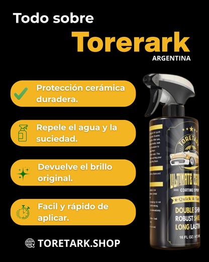 TORETARK | Recubrimiento cerámico: consigue una superficie brillante e hidrófoba
